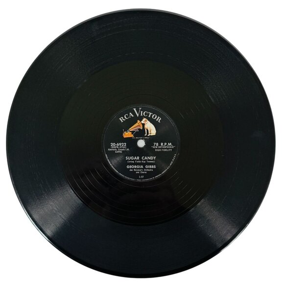 Georgia Gibbs Sugar Candy /I'm Walking The Floor Over You 20-6922 RCA Victor 10" - Picture 1 of 4